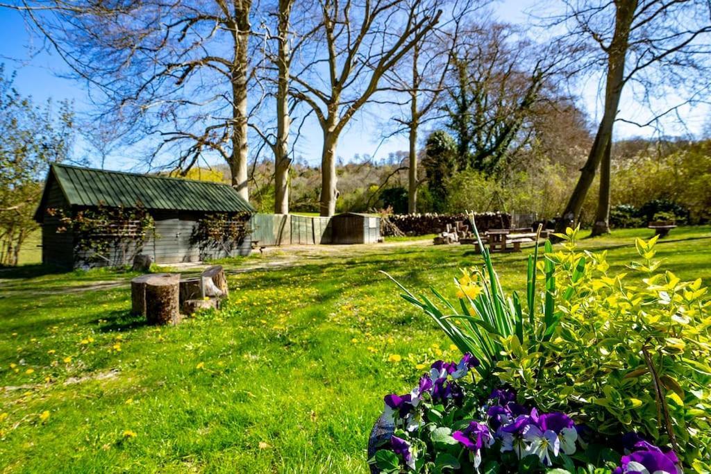 White Hill Lodge - Rustic Cabin Set In A Stunning Meadow Sevenoaks Exteriör bild